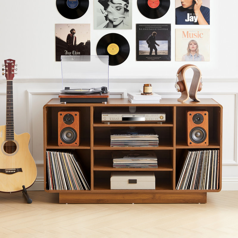 George Oliver Large Record Player Stand & Reviews | Wayfair
